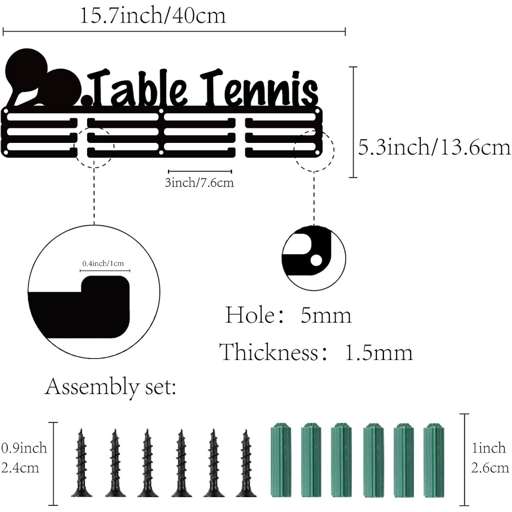 Medal Holder Sport Table Tenni - огляд і ціна Table Tennis Logo