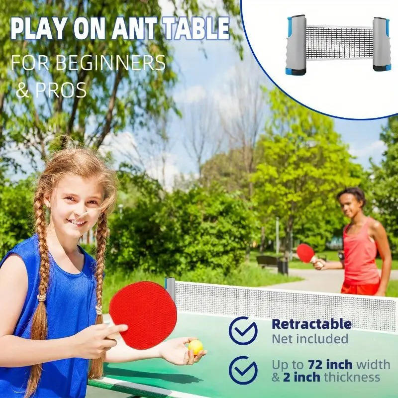 Portable Table Tennis Net Expa - огляд і ціна Table Tennis Dimension