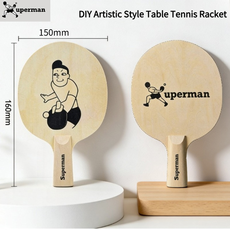 Xuperman Custom DIY Art Table  - огляд і ціна Table Tennis Logo