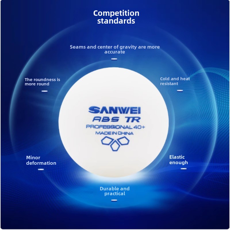 100 pcs Sanwei New Materials P - огляд і ціна Table Tennis Vr
