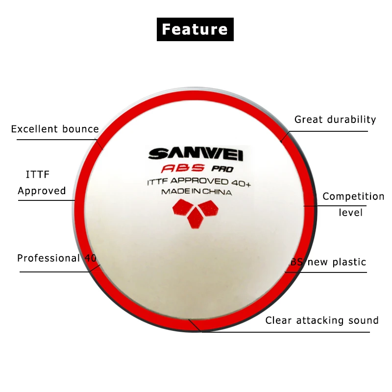 3Stars SANWEI ABS PRO 40+ Tabl - огляд і ціна Table Tennis Vr