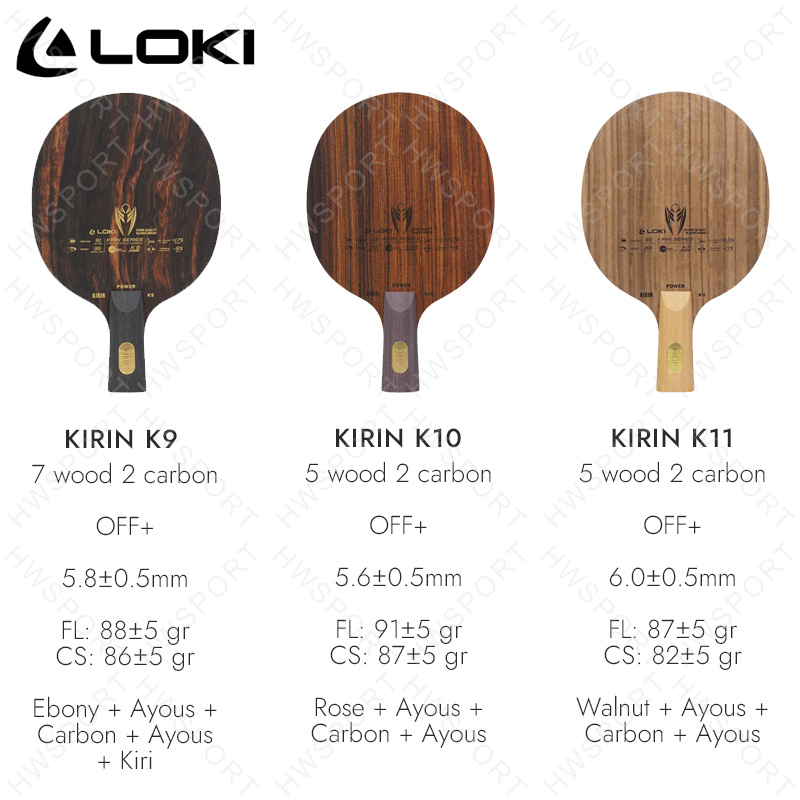LOKI KIRIN K9 K10 K11 Table Te - огляд і ціна Table Tennis Padel