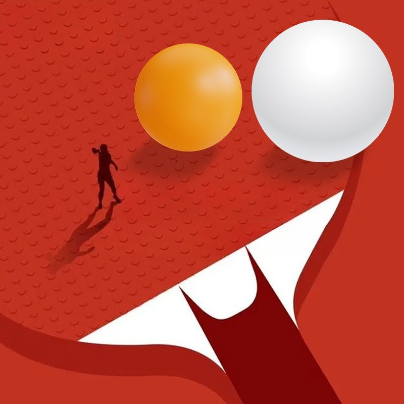 55Mm Table Tennis Large Ball H - огляд і ціна Table Tennis Vr