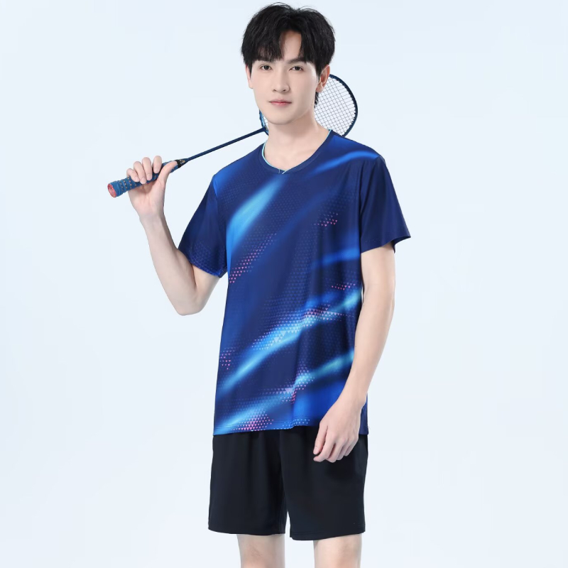Men Quick Dry Badminton Shirt  - огляд і ціна Table Tennis Logo