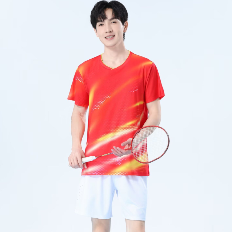 Men Quick Dry Badminton Shirt  - огляд і ціна Table Tennis Logo